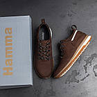 Чоловічі шкіряні кросівки Hamma, фото 10