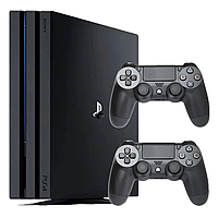 Sony Playstation 4 Pro 1 TB, 2 геймпади