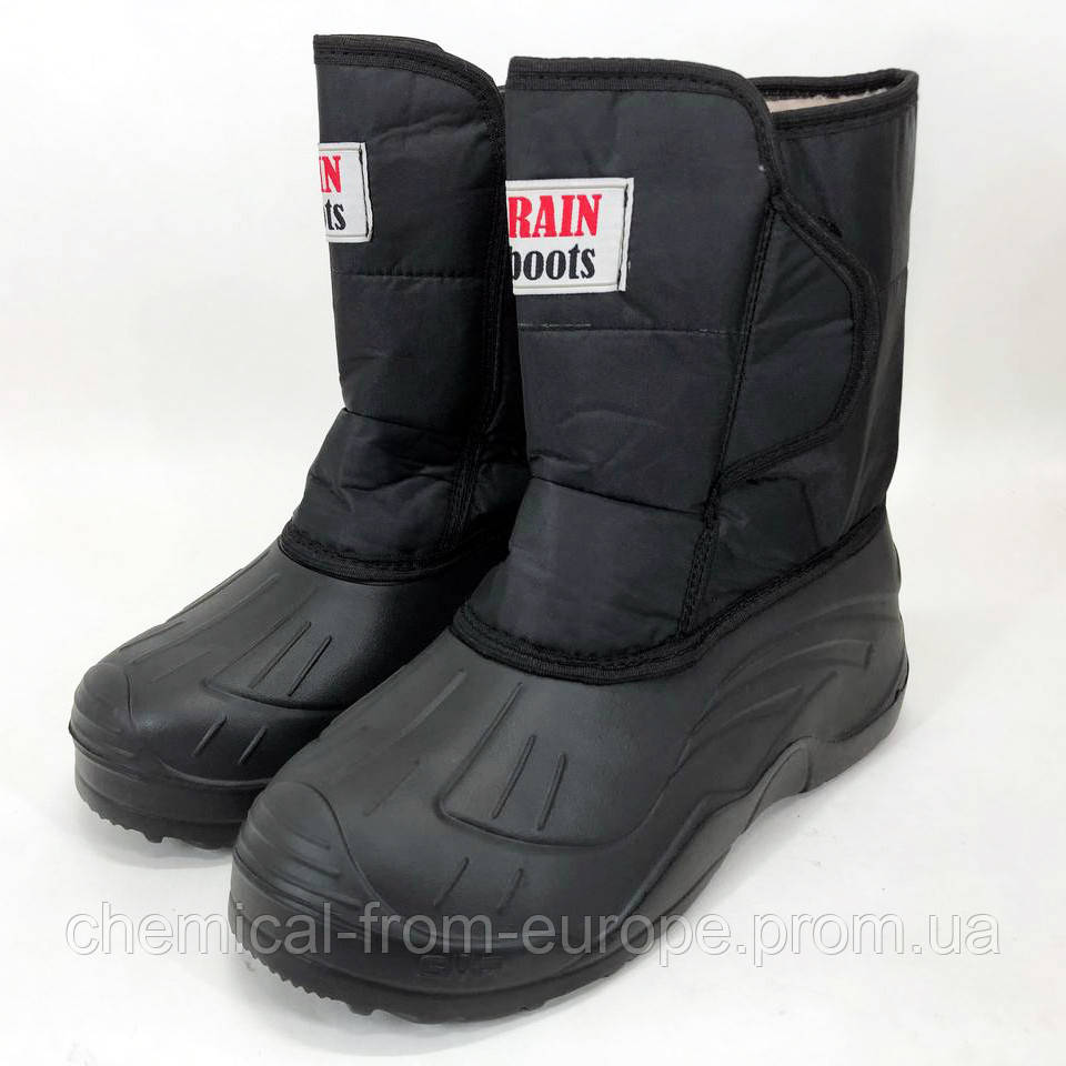Утеплені чоботи гумові осінні Розмір 42 (26см), Чоловічі черевики, DV-160 Чоловічі черевики