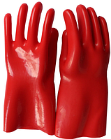 Рукавички діелектричні безшовні (до 1000 В) (0-R,С клас)