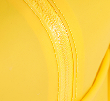 Косметичка прорезинена для басейну "JELLY WASH BAG 01". Розмір 23х11,5х11,5 см. Жовтий колір, фото 3