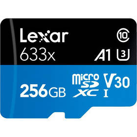 Картка пам'яті Lexar 256 GB microSDXC class 10 UHS-I 633x (LSDMI256BB633A)