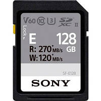 Карта памяти Sony 128GB SDXC class 10 UHS-II U3 V60 (SFE128A.ET4)