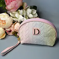 Женская розовая косметичка Dior