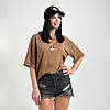 Жіноча футболка тай-дай з принтом "Joke" оптом від виробника | Норма и батал, фото 6
