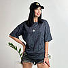Жіноча футболка тай-дай з принтом "Joke" оптом від виробника | Норма и батал, фото 4