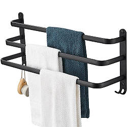 Настінна вішалка для рушників у ванну 37х24х14,5 см / Тримач для рушників / Вішалка у ванну