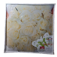 Свадебный фотоальбом "Белые розы" на 40 магнитных листов