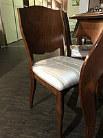 Стілець Tinta італійський  дерев'яний сидіння м'яке оббивка тканина колір бежевий BL Mobili виставковий зразок