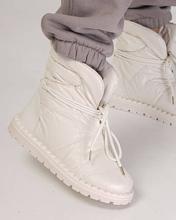 Уги жіночі Sopra 301 36 молочна шкіра плащівка, фото 1