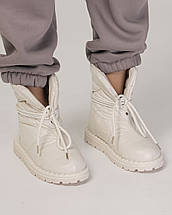 Уги жіночі Sopra 301 36 молочна шкіра плащівка, фото 2