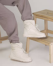 Уги жіночі Sopra 301 36 молочна шкіра плащівка, фото 3