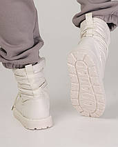 Уги жіночі Sopra 301 36 молочна шкіра плащівка, фото 5