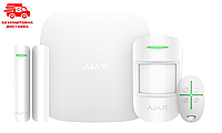 Комплект бездротової gsm сигналізації ajax starterkit White для офісу, Комплекти сигналізації для дому набори