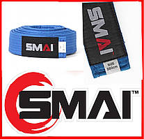Пояс для кімоно синій SMAI B001U  для карате тхеквондо айкідо джиу-джитсу та інших бойових мистецтв