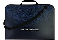 Портфель пластиковый на молнии A3 MAXI Of the universe MX30003-04