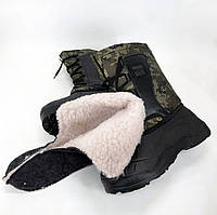 Гумові чоботи для сльоти Розмір 41 (27.5см), Військові чоботи зимові, Зручне робоче взуття GB-117 для чоловіків