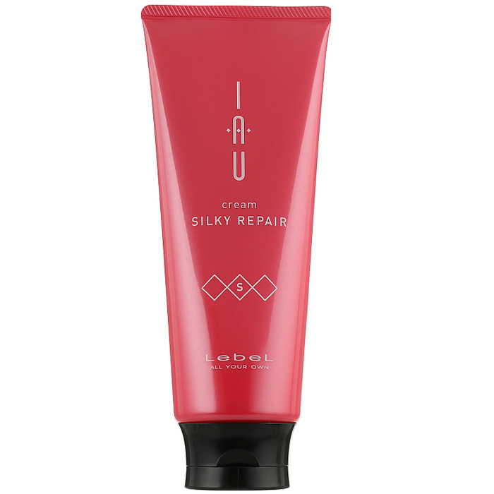 Аромакрем із шовковистою текстурою для зміцнення волосся Lebel IAU Cream Silky Repair 200мл, фото 1