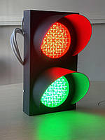 Светофор светодиодный LED 14W 250мм 24В двухцветный зеленый/красный