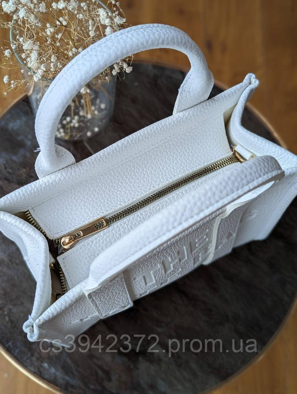 Marc Jacobs Маленькая сумка-шопер белая женская сумка the tote bag LUX - фото 6 - id-p2178768033