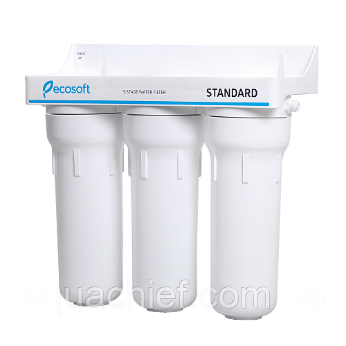 Проточный фильтр Ecosoft Standard FMV3ECOSTD - Тройная система очистки воды Экософт Стандарт - фото 7 - id-p2178766477
