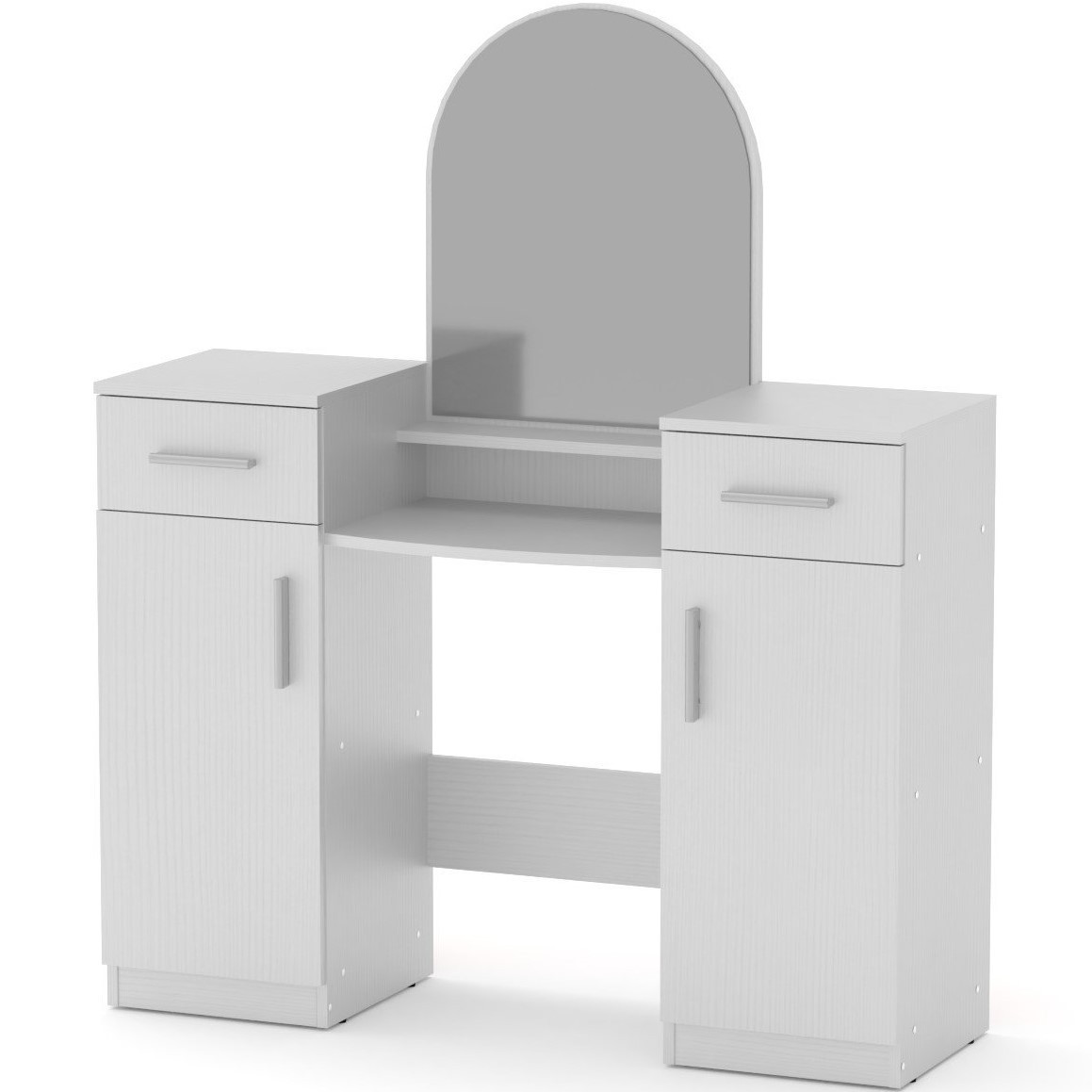 Трюмо-2 білий Компаніт (118х39х139 см), фото 1