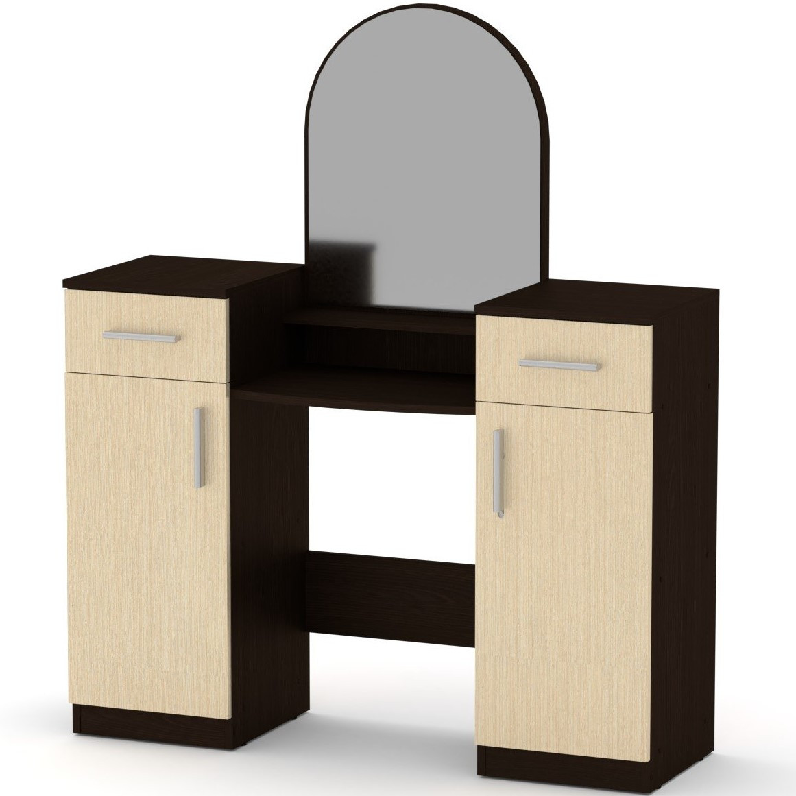 Трюмо-2 венге комбі Компаніт (118х39х139 см), фото 1