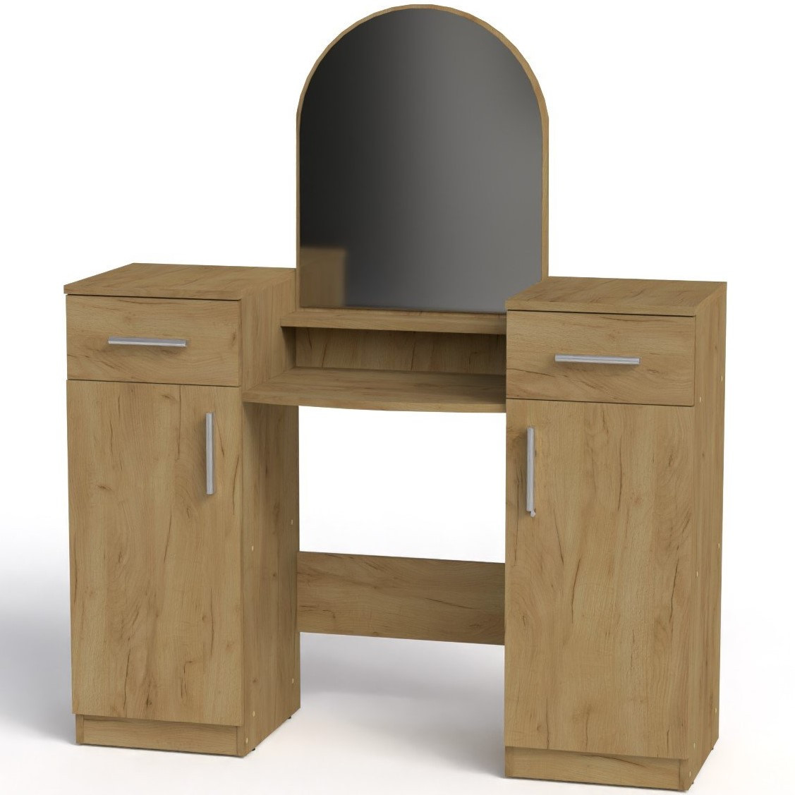 Трюмо-2 Дуб крафт золотий Компаніт (118х39х139 см), фото 1