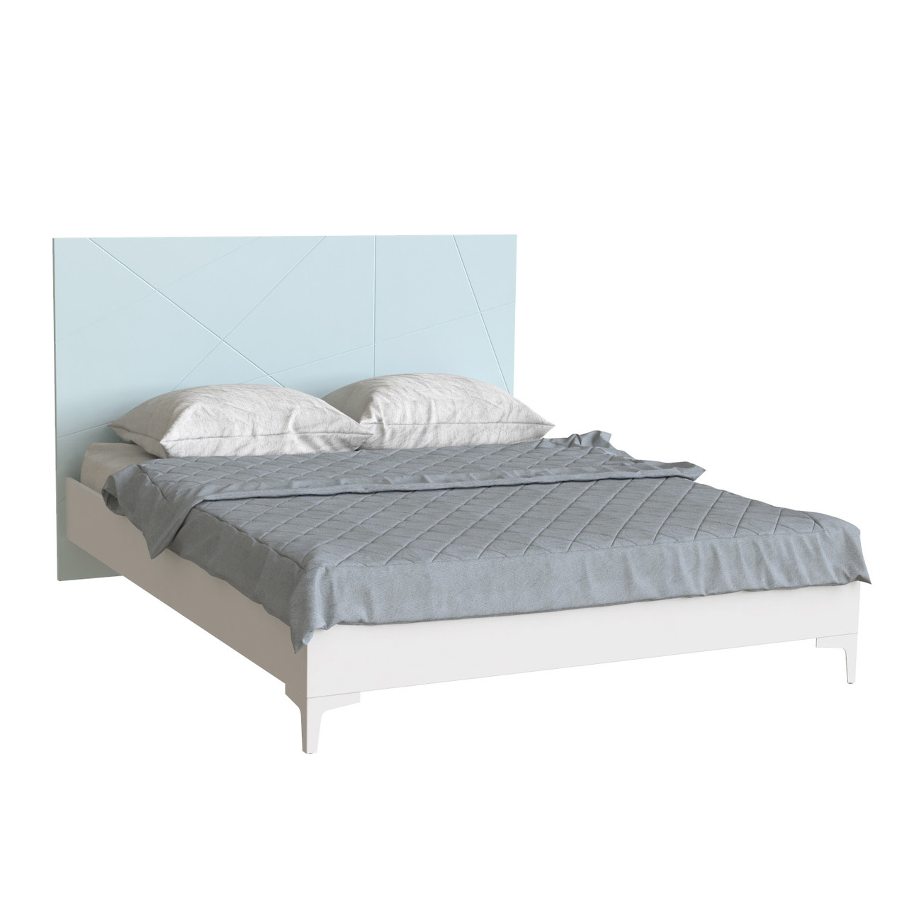 Ліжко Picassa 160х200 см МДФ Блакитне лагуна