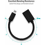 Перехідник UGREEN US249 Mini USB Male to USB Female OTG Cable(UGR-10383), фото 4