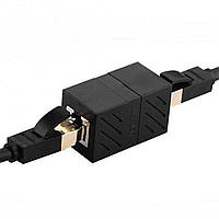 Сплітер UGREEN NW114 RJ45 Network Keystone Jack Inline Coupler Female to Female 10pcs (Black)(UGR-30718)