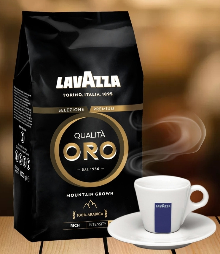ОРИГІНАЛ! Кава в зернах Lavazza Qualita Oro Mountain Grown 1кг, 100% арабіка Італія