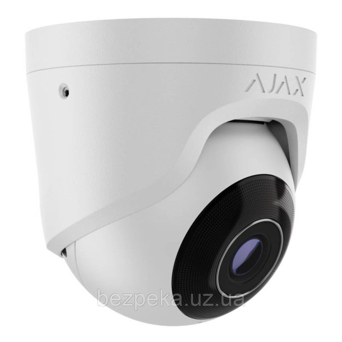 Ajax TurretCam (8 Mp/2.8 mm) (8EU) ASP white відеокамера спостереження