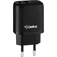 Сетевое зарядное устройство Gelius Pro X-Duo GP-HC014 USB+Type-C QC3.0/PD20W Чёрный