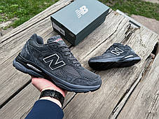 Чоловічі кросівки New Balance 990v3 USA Graphite темно-сірі, фото 4