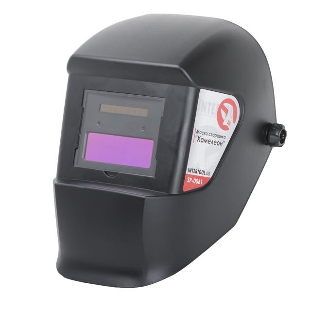 Маска зварювальна скло 90*30 (Поліпропілен) "Хамелеон" автозатемніння, фото 1