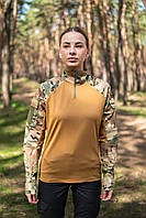 Убакс тактичний камуфляж койот мультикам ріпстоп жіночий армійський весняний сорочка multicam польова