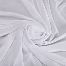 Тюль білий шифон з обважнювачем, Туреччина, 3 м висота