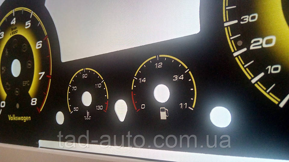  Шкали приладів VW Touareg