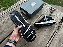 Чоловічі кросівки New Balance 990v3 Black White чорні з білим, фото 6
