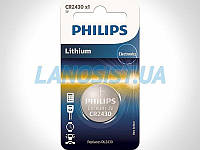 Батарейка CR2430 литиевая 3V Philips CR2430/00B