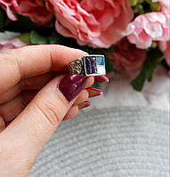 Жіноче вінтажне кільце, розмір 17, колір срібло