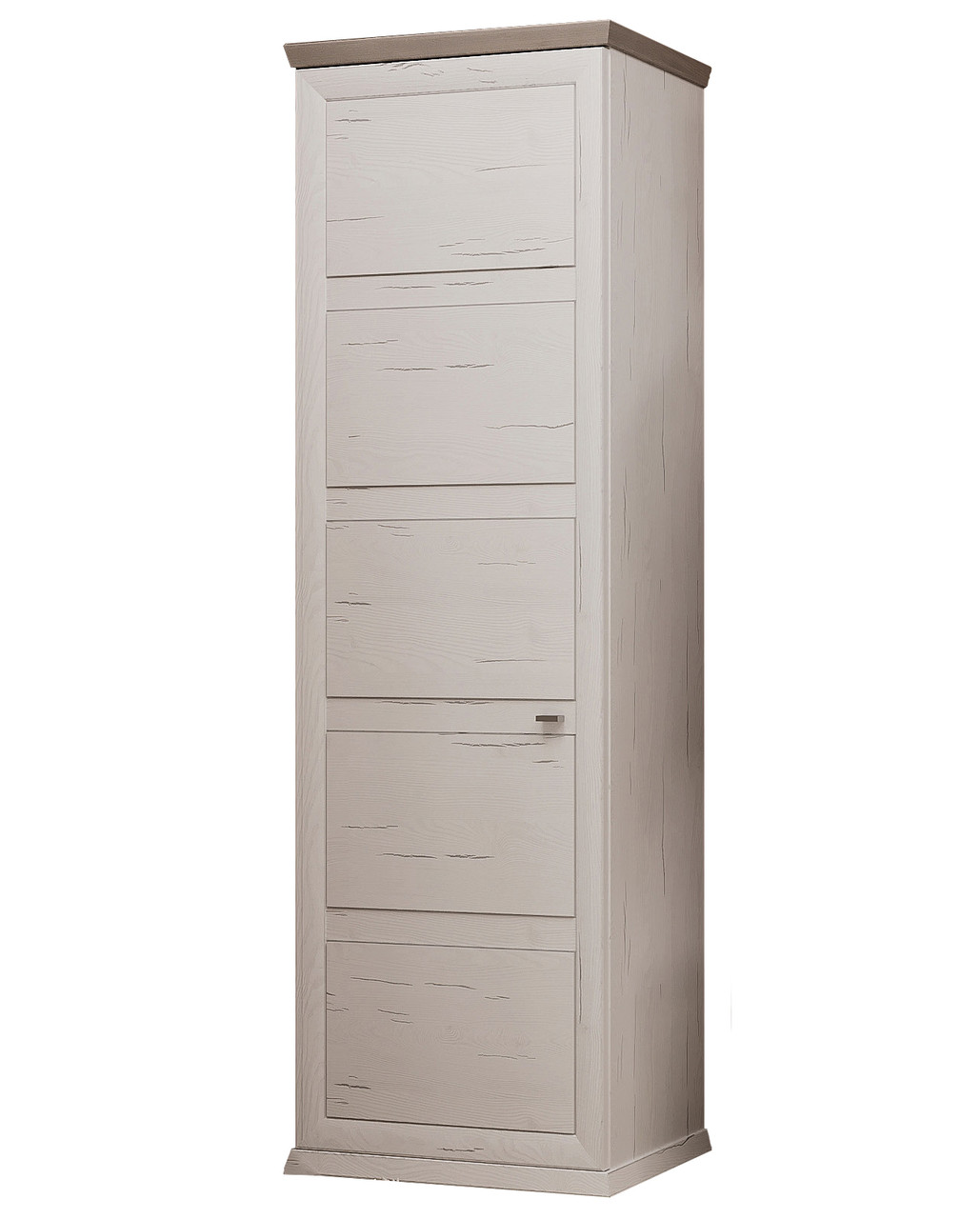 Сучасна розпашна маленька вузька шафа пенал для одягу в передпокій коридор прованс Орегон Сокме