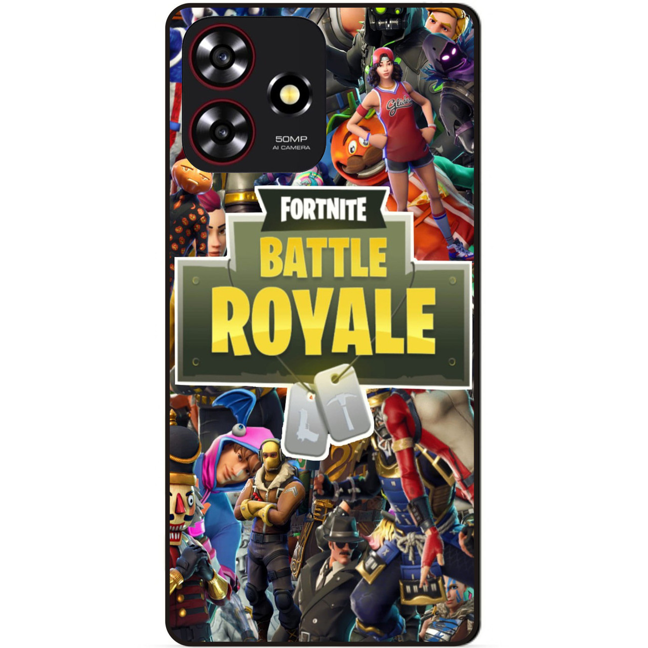 Силіконовий чохол бампер для ZTE Blade A73 гра Fortnite Фортнайт