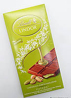 LINDT Lindor Pistazie 100g. (Молочний шоколад із начинкою, що тане в роті, зі смаком фісташок)