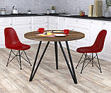Обідній стіл IdealMebel Ліма, стіл у вітальню, кухню, круглий стіл, фото 4