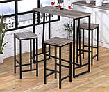 Стілець барний IdealMebel BS-1, стілець у кухню, офіс, фото 6