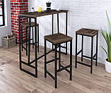 Стілець барний IdealMebel BS-1, стілець у кухню, офіс, фото 9
