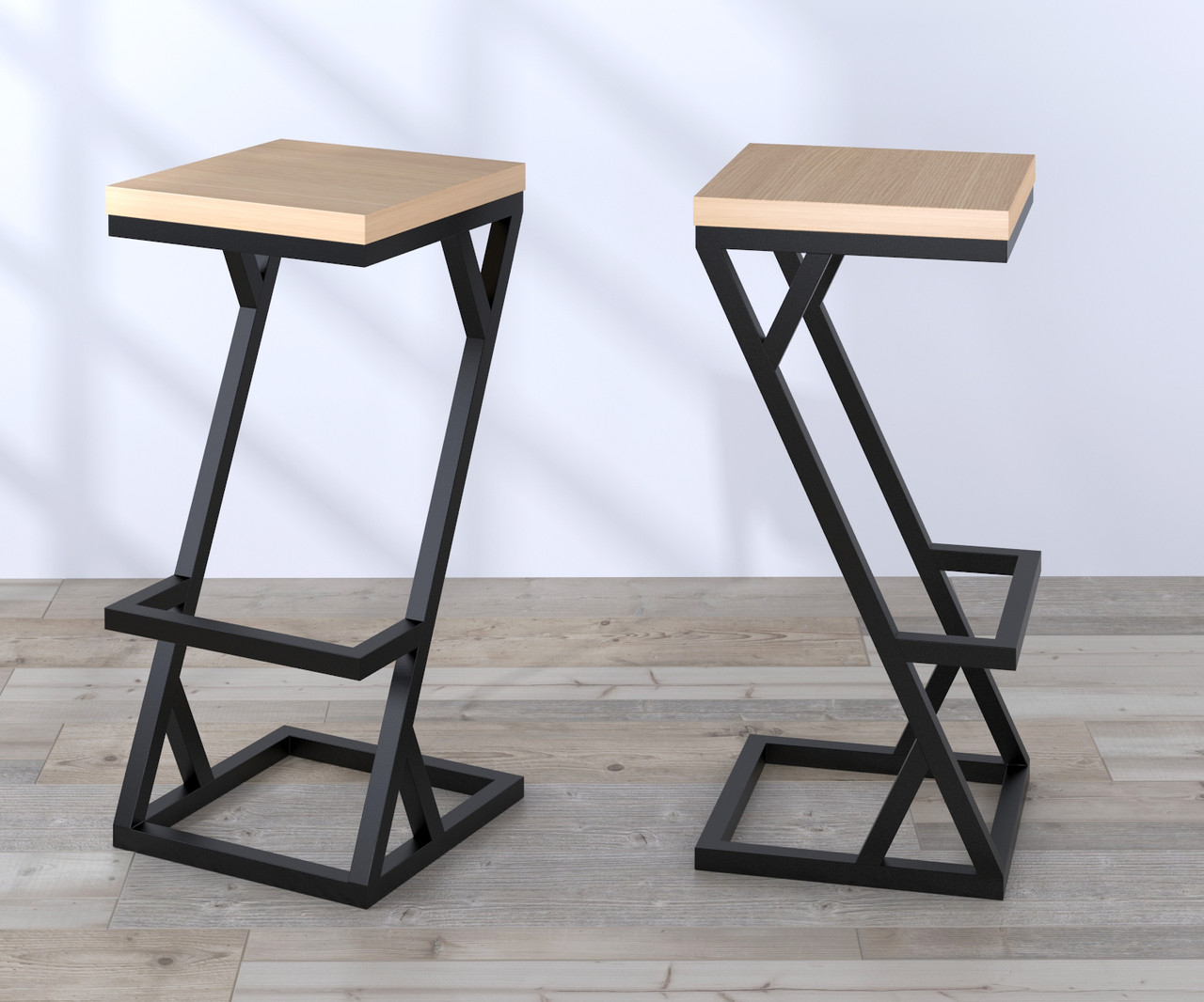 Стілець барний IdealMebel BS-2, стілець у кухню, офіс, фото 1