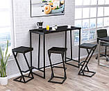 Стілець барний IdealMebel BS-2, стілець у кухню, офіс, фото 4